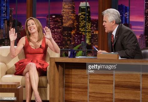Actress Patricia Heaton During An Interview With Host Jay Leno On