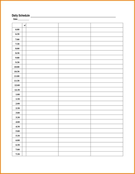 30 Day Calendar Template Excel
