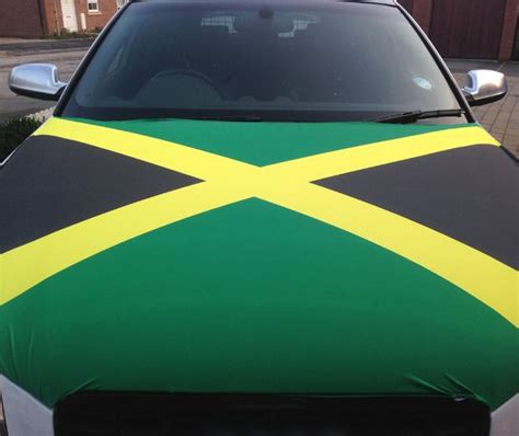 our jamaica car bonnet flag is the perfect addition to your car so that you can fly your colours