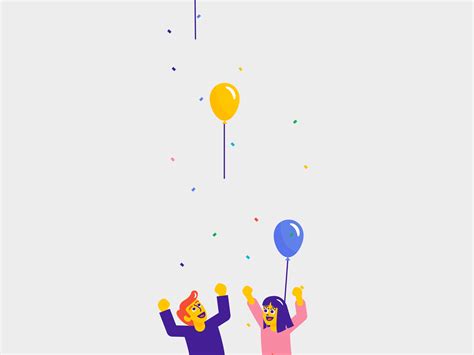 Celebration By Mario Jacome On Dribbble Celebration Gif Happy Gif Motion Design Animation