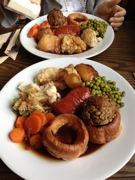 And Another Lovely Roast Complete With Yorkshire Pudding British