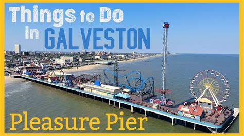 Galveston Pleasure Pier Things To Do In Galveston Youtube