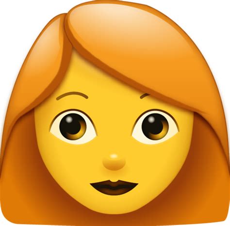 Red Hair Woman Emoji Free Download All Emojis Emoji Island