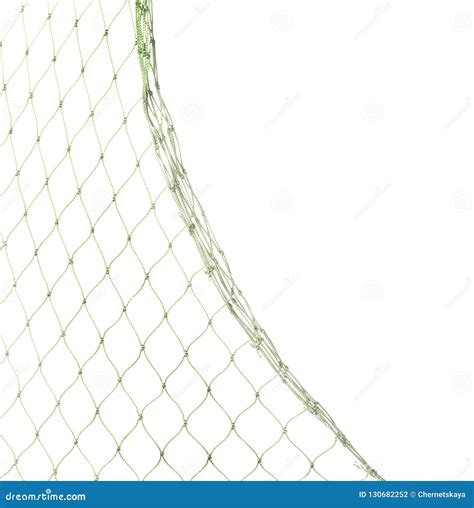 Fishing Net On White Background Stock Photo Image Of Hobby Mesh