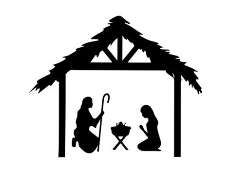 Download Nativity Svg Jesus Clipart Christmas Clip Art Nativity ...