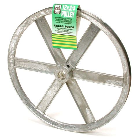 12 In X 34 In Evaporative Cooler Blower Pulley 6336 The Home Depot