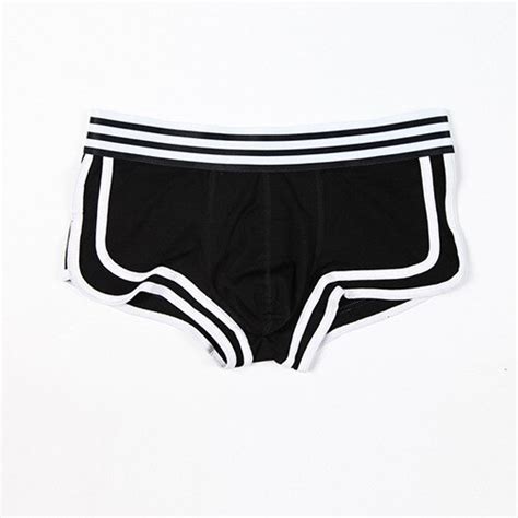 100pcs Male Panties Breathable Boxers Cotton Men Underwear U Convex Pouch Sexy Underpants