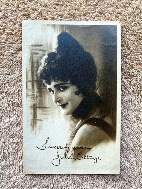 Rare Circa 1920s Female Impersonator Vaudeville Star Julian Eltinge