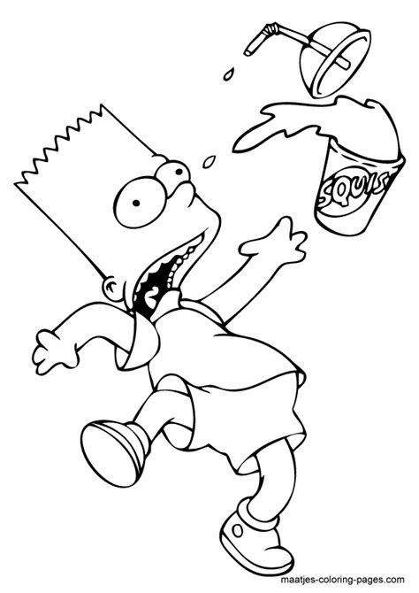 Simpsons Printable Coloring Pages