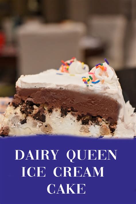 Dairy Queen Ice Cream Cake Whisk Together