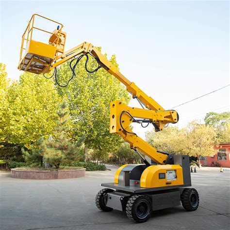 18m Articulating Hydraulic Telescopic Boom One Man Lift For Sale Tuhe