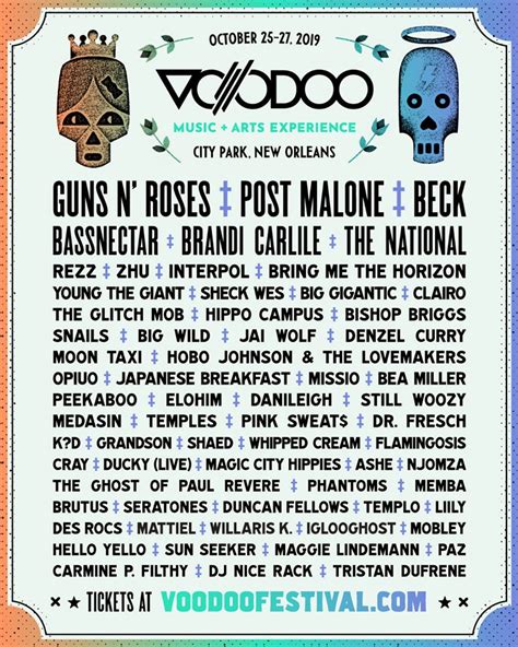 Voodoo Fest Publica El Cartel Rencana