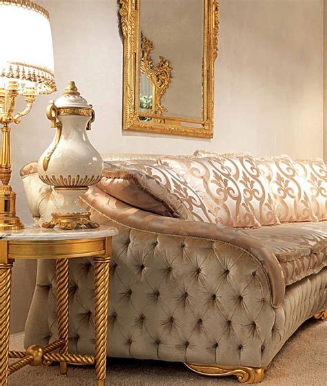 High End And Elegant Plush Living Room Furniture Set