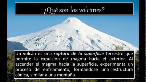 Ciencias Naturales 7° Básico Partes De Un Volcán Youtube
