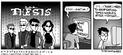 PHD Comics What Is The Thesis