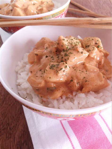 Poulet au beurre de cacahuète lait de coco