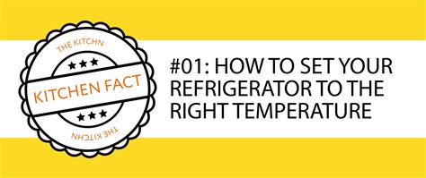 The Right Temperature For Your Refrigerator Kitchn