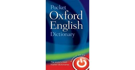 Pocket Oxford English Dictionary By Catherine Soanes