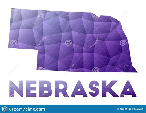 Map Of Nebraska Stock Vector Illustration Of Banner 223135152