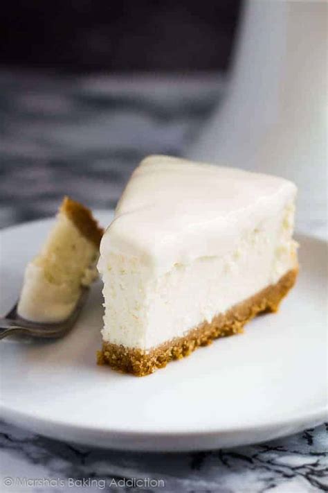 Perfect Vanilla Cheesecake I Am Baker