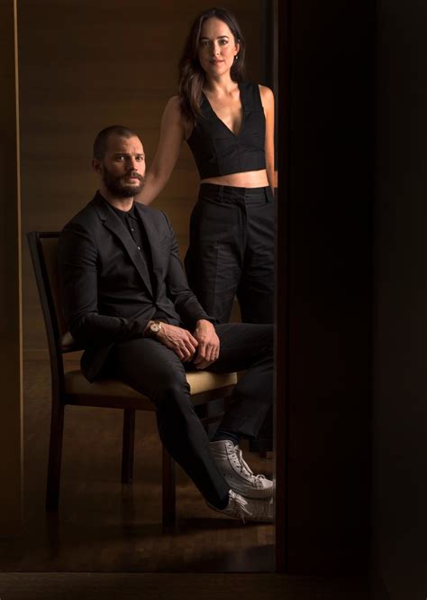 To say jamie dornan and dakota johnson went out of their comfort zones to film fifty shades of grey would be an understatement. Fifty Shades Updates: HQ PHOTOS: Dakota Johnson and Jamie ...