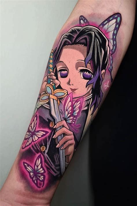 Shinobu Kocho Anime Tattoos Slayer Tattoo Tattoos