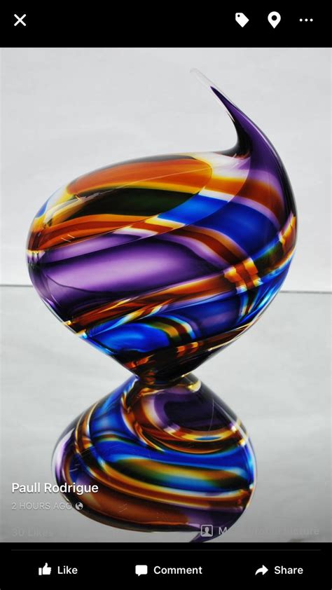 New 2016 Piece By Paull Rodrigue Blown Glass Art Contemporary Glass Art Glass Art