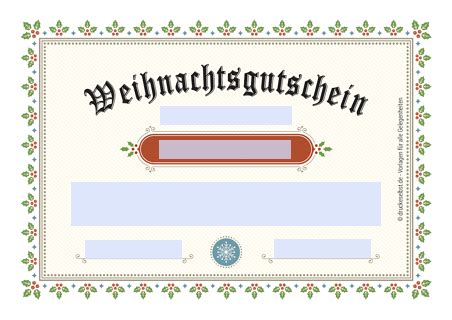 Heute möchten wir ihnen ein ganz besonderes fundstück präsentieren. Drucke selbst! Kostenloser Weihnachtsgutschein zum Ausdrucken