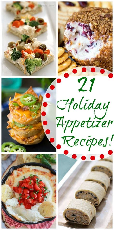 Great choice — it's one of our top picks for a holiday meal, too. 21 Holiday Appetizer Recipes - Diary of A Recipe Collector