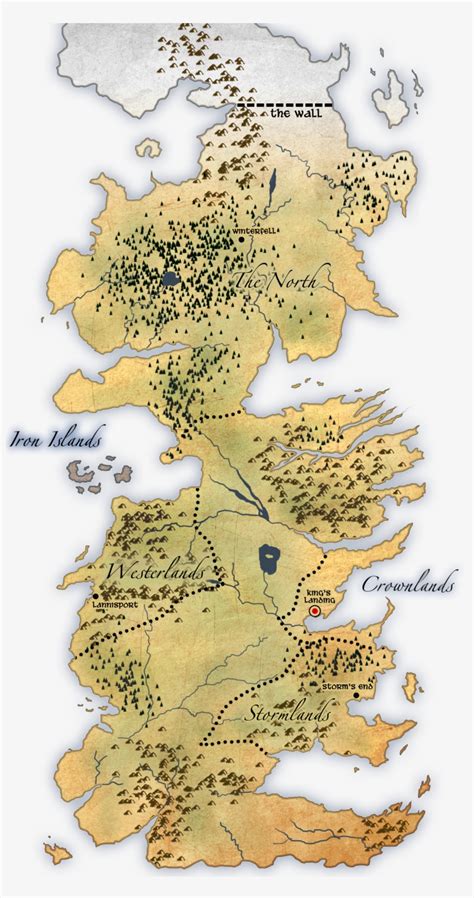 Westeros Map Free Transparent Png Download Pngkey