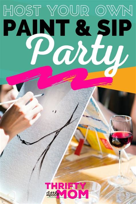 Simple Sip And Paint Party Ideas For A Night In With Friends Artofit