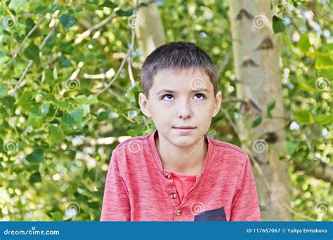 Teenager Boy In Pink Stock Image Image Of Casual Caucasian 117657067