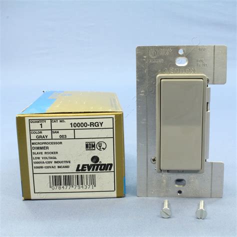 🏠 Leviton Gray Remote Dimmer Switch Microdim 10000 Rgy In Stock