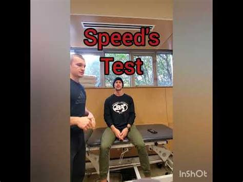 Speed S Test For Biceps Tendinopathy Youtube