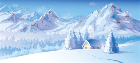 Anime Winter Snow Background Banner Animation Winter Snow Background