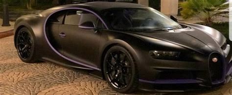 Black And Purple Bugatti Chiron Is The Car Of A Sheikhs