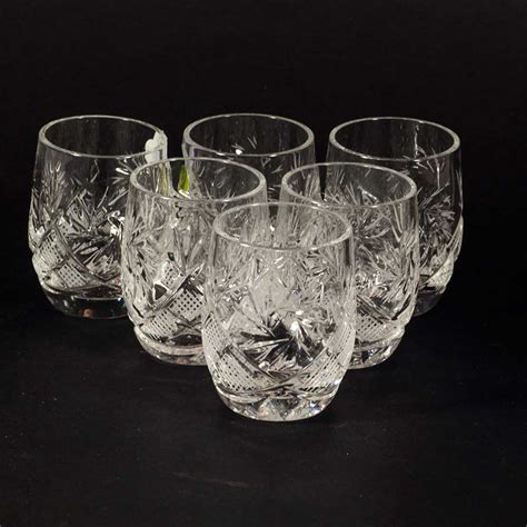 Crystal Shot Glass 50 Ml 6 Pieces Set Russian Glassware