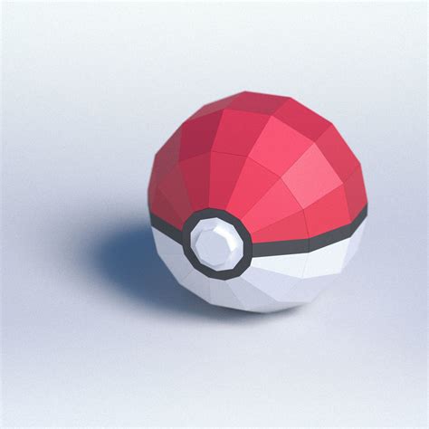 Pokeball Cubee By Sixtimesnine On Deviantart Paper Toys Template