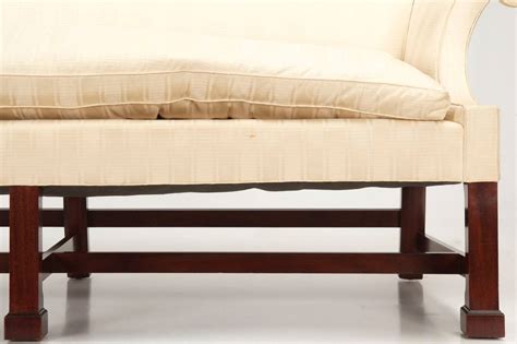 American Chippendale Style Mahogany Camel Back Sofa At 1stdibs