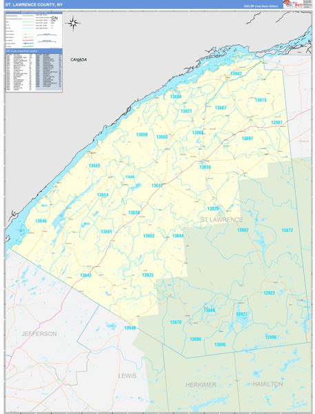 Maps Of St Lawrence County New York
