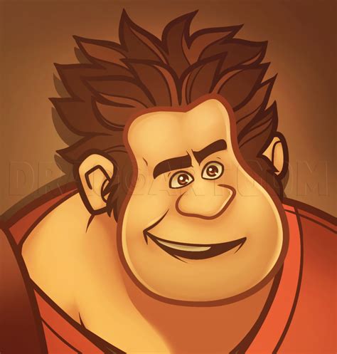 How To Draw Wreck It Ralph Wreck It Ralph Step By Step Drawing Guide