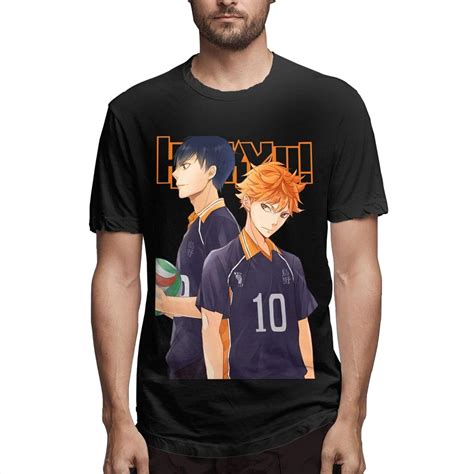 Juscostumeandmore Anime Mens Short Sleeve T Shirts Black