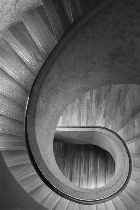 Interior View Of Modern Spiral Staircase Stock Photo Image Of