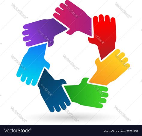 Group Of Protecting Hands Icon Royalty Free Vector Image