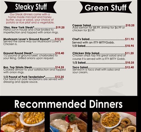 Stuffy's II Restaurant menus in Longview, Washington, United States