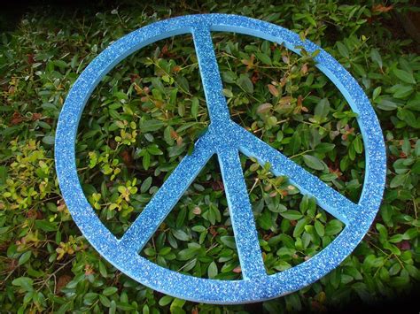 Giant Glittered Wooden Peace Sign Large Glitter Peace Sign Etsy