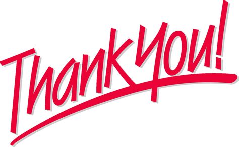 Thank You Png Images Free Thank You Clipart Pictures Free