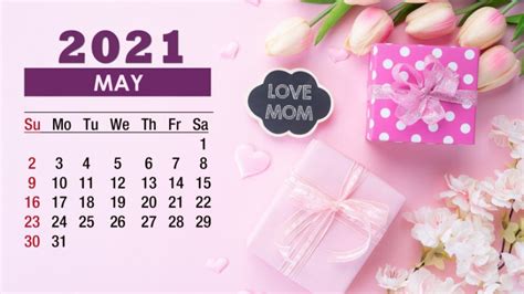 May 2021 Calendar Mothers Day Wallpaper 72307 Baltana