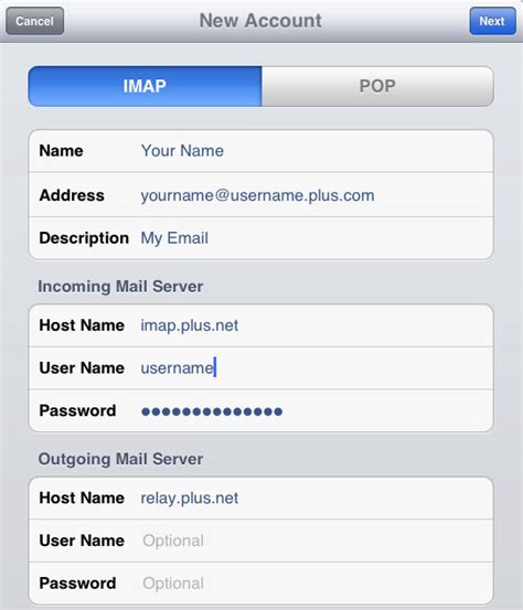 Hotmail Imap Server Settings Iphone - MAILTOH