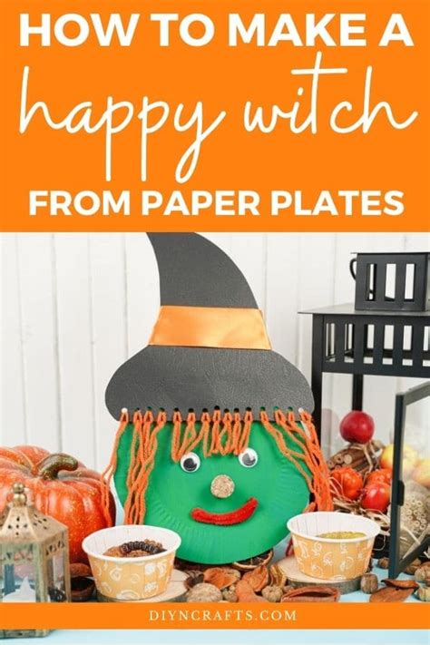 Adorable Paper Plate Witch Kids Halloween Craft Diy Guides Guides